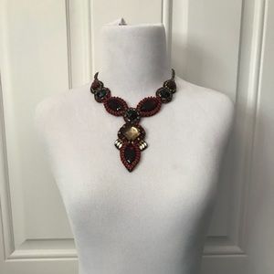 Anthropologie collar statement necklace